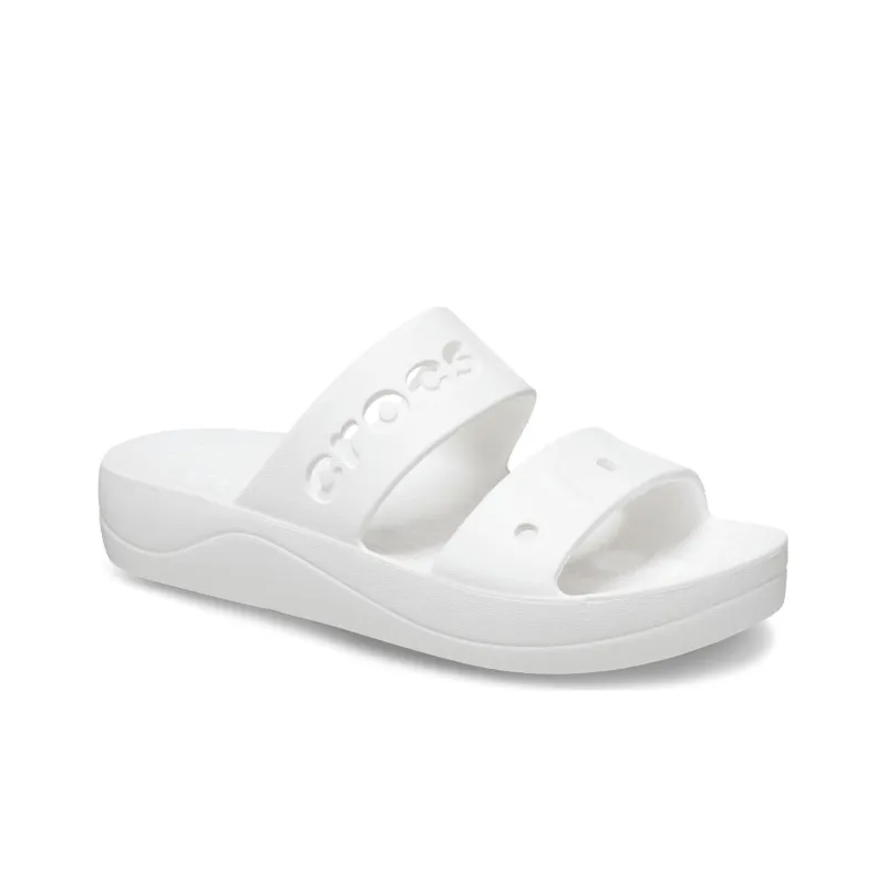 Crocs Baya Platform Sandals 'White' Women's-2