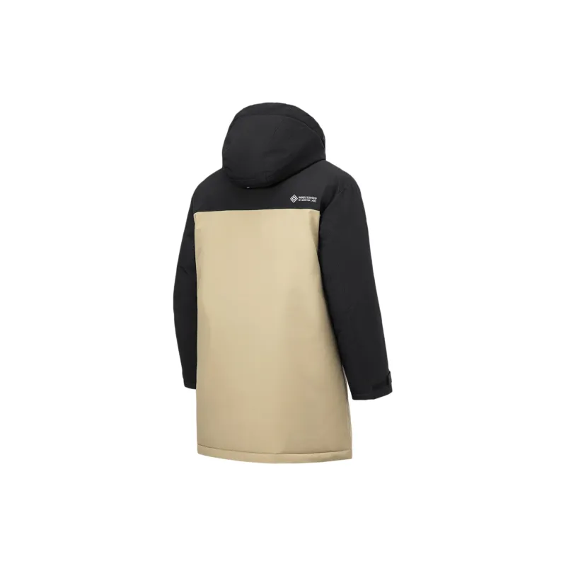 LiNing Fondue Down Series Down Jacket Men's Khaki/Black-1