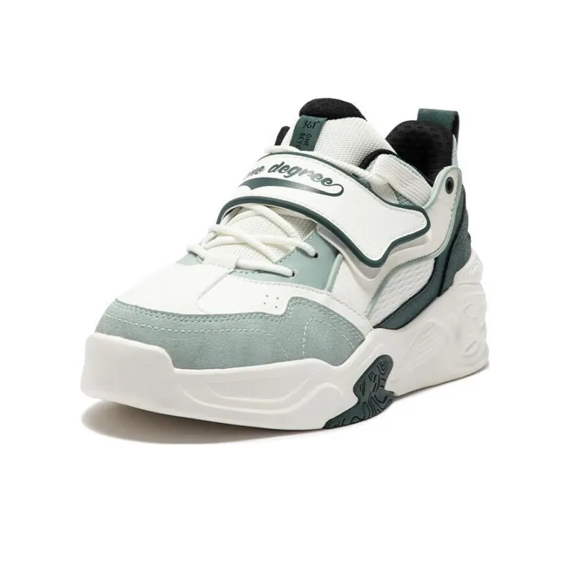 361° Fleece Lined, Thermal Slip Resistant Low Top Winter Padded Skateboard Shoes Men's Green-1
