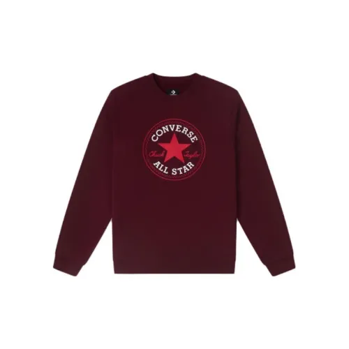 Converse All Star Sweatshirts Unisex Burgundy