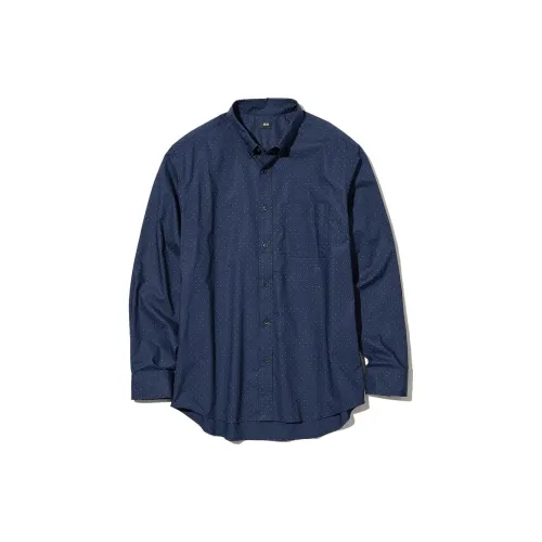 UNIQLO Shirts Unisex Dark Blue