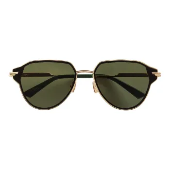 Bottega Veneta Aviator Frame Sunglasses
