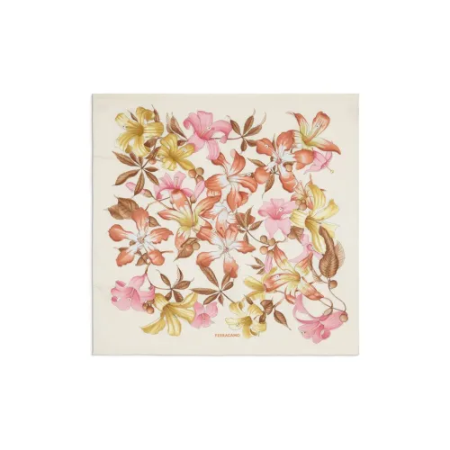 Ferragamo Floral-print Silk Scarf