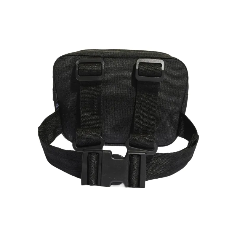 Adidas Originals ANDRÉ Collaboration Recycled Polyester Plain Weave Fabric Fanny Pack Backpack Regular Men's Black-2