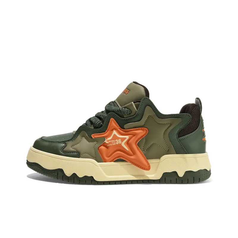 TCELLARS Cushioning Abrasion Resistant Lightweight Height Increasing Mat Low Top Skateboard Shoes Unisex-7