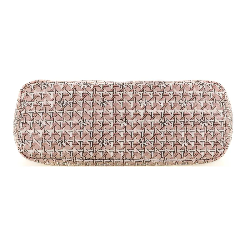 TORY BURCH Coated Canvas Combo Bag Tote Bag Shopping Bag Handbag Shoulder Bag Small Size Women's Peach Pink-5