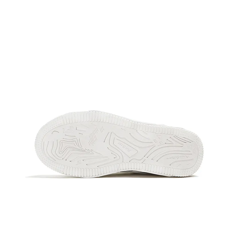 YJ YUAN-2.0 Collection Cushioning Wear-Resistant Low-Top Skateboard Shoes Unisex White-5