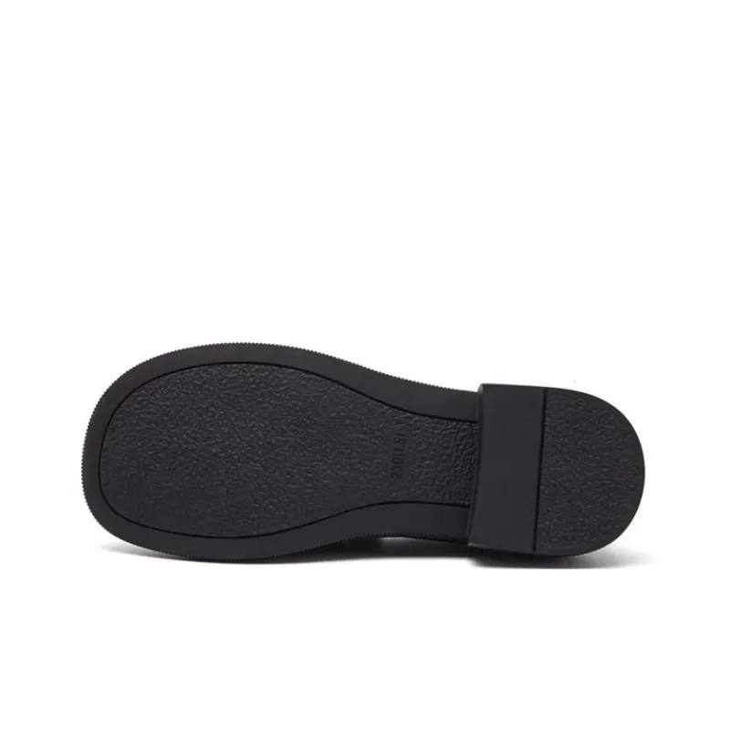 KEKAFU Loafers Women's Low Top Beige/Black-10