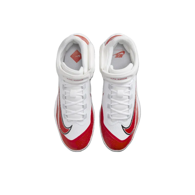 Nike Alpha Huarache Elite 4 White University Red-3