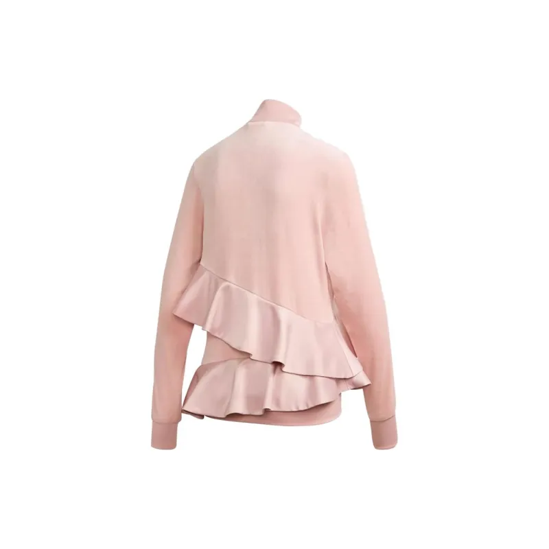 Adidas Velvet Jackets Women's Lotus Color-1