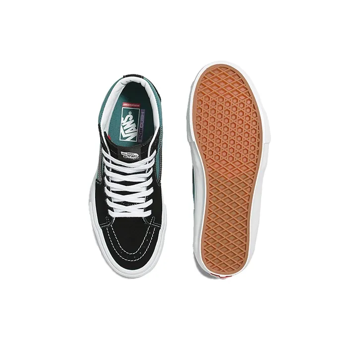 Sk8 Skate Vans Hi 'Safari Black Teal'-4