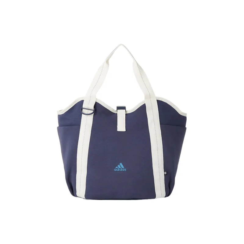 Adidas Cotton Sports Handbag Regular Women's Dark Shadow Marine Blue-0
