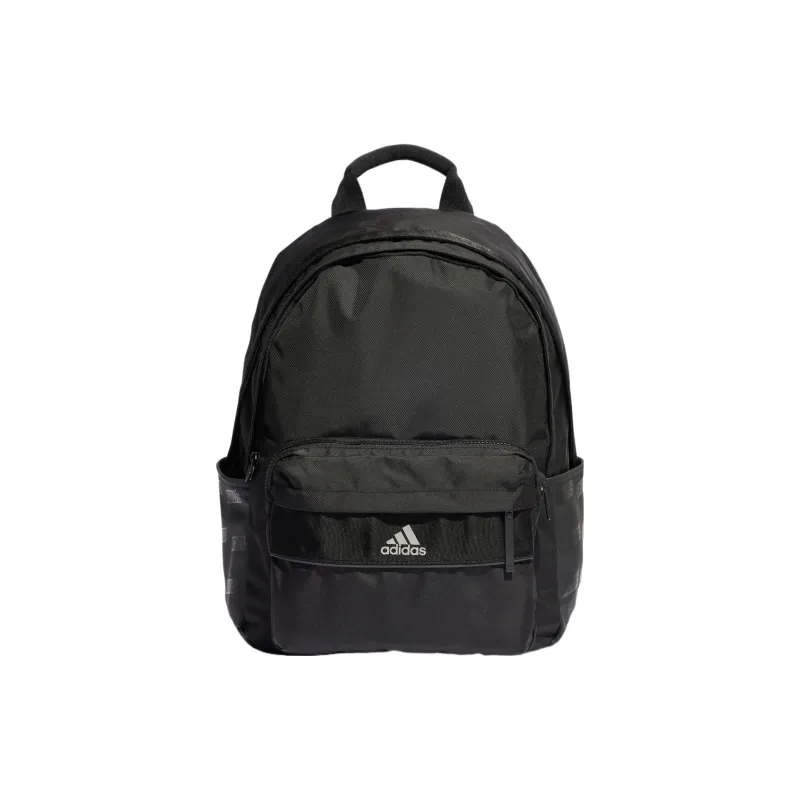 Adidas Recycled Material Polyester Backpack Regular Unisex Black-0