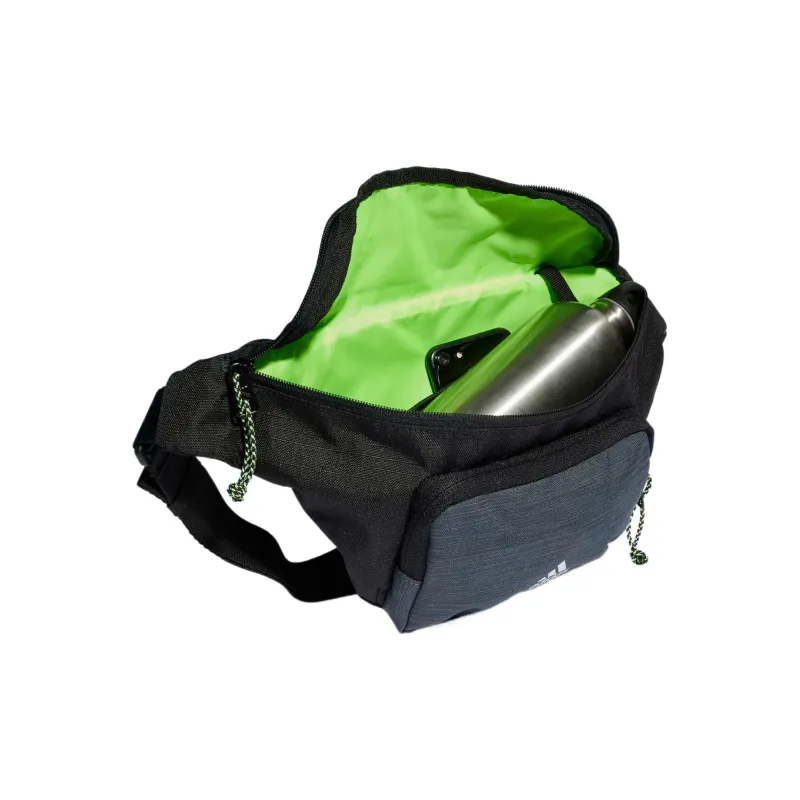 Adidas Polyester Fanny Pack Regular Unisex Black & White-3
