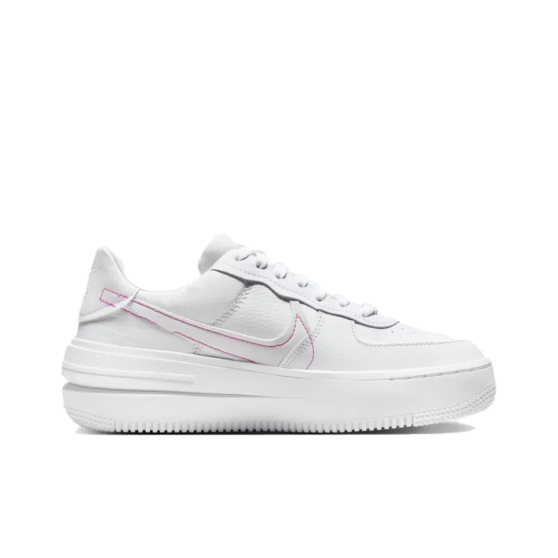 Nike Air Force 1 PLT.AF.ORM White Fireberry Women's-1