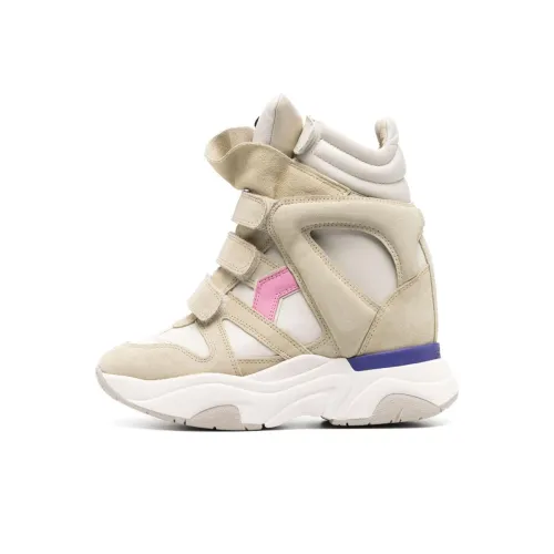 ISABEL Walking Casual Shoes Women's High-Top Ecru