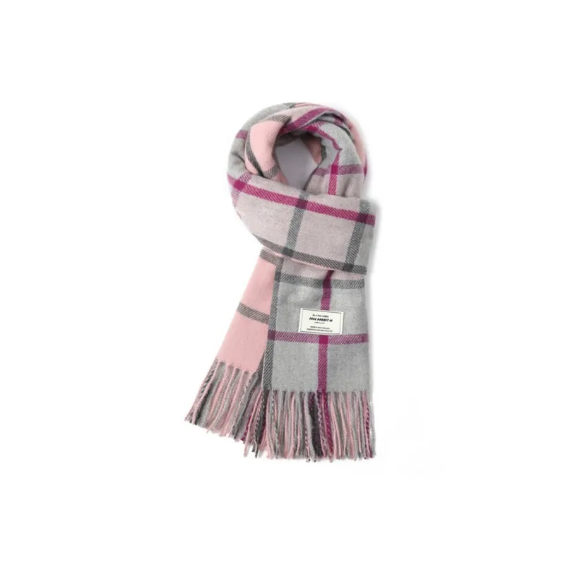 FREE RABBITⅡ Faux Cashmere Knit Scarves Unisex-8