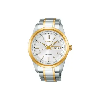 SEIKO Automatic Mechanical Movement Stainless Steel Strap Watch Men's Watches Silver Dial