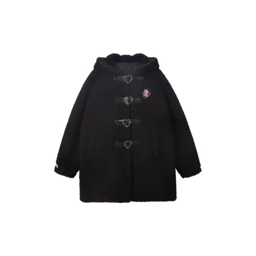 UNIFREE X Betty Boop™ Co-branded Series Velvet Jackets Women's Black