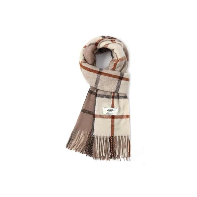 FREE RABBITⅡ Faux Cashmere Knit Scarves Unisex-10