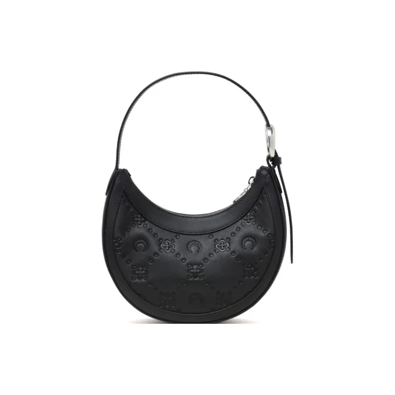 Marine Serre Calfskin One Shoulder Handbags Regular Women's Black-1