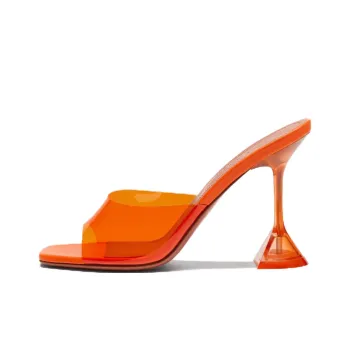 AMINA MUADDI Begum 70mm Glass PVC Sling Orange
