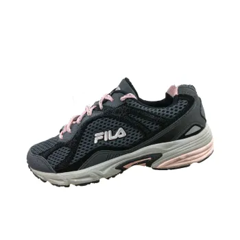 FILA Wear resistant And Lightweight Low Top Casual Running Shoes Women's Gray