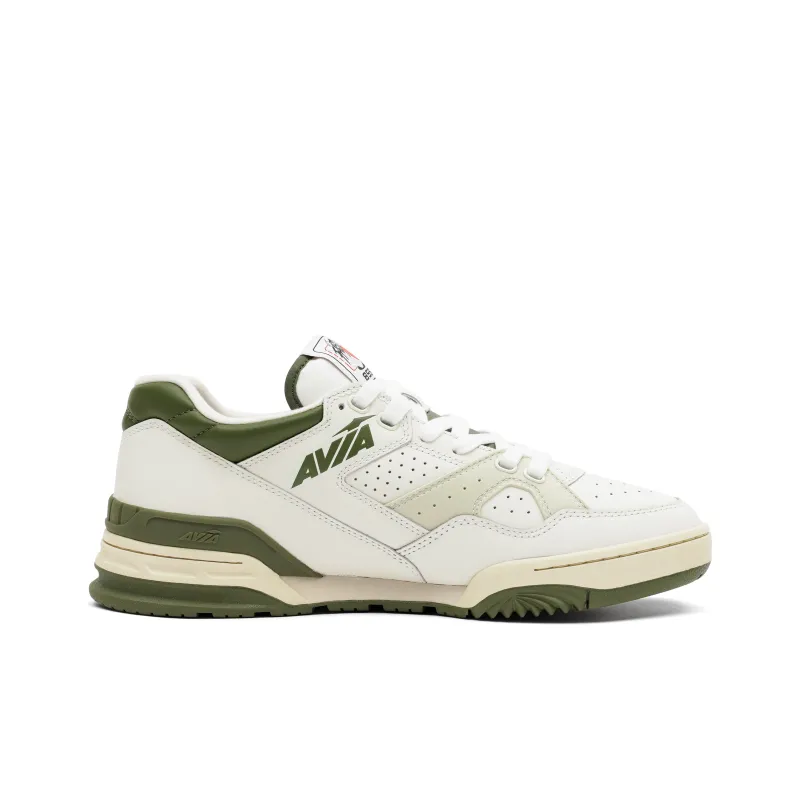 AVIA 855 Series Low Top Vintage Basketball Shoes Men's Olive Green-1