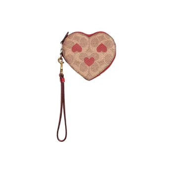 COACH Heart Clutches