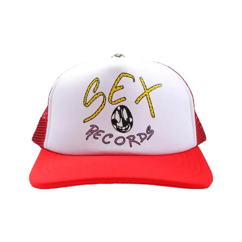 Chrome Hearts Matty Boy Sex Records Logo Trucker Hat-0