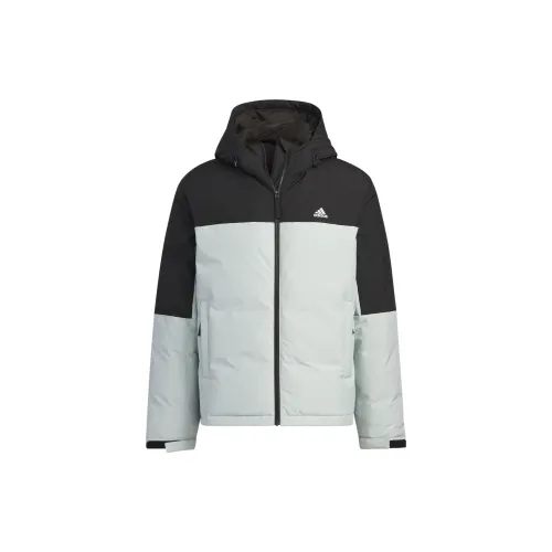 Adidas Down Jackets Men Silver Gray