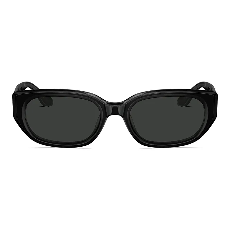 MOLSION Plate Frame Irregular Shape Sunglasses Unisex Tea Brown Lens-5