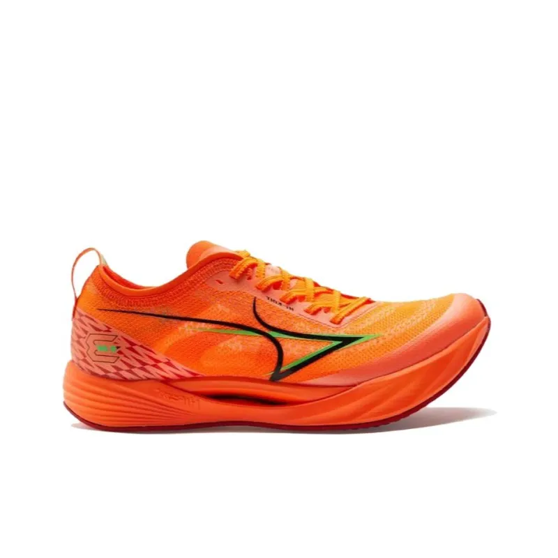 HEALTH KM3 Cushioned Slip Resistant Low Top Sprint Long Distance Running Training Running Shoes Unisex Orange-1