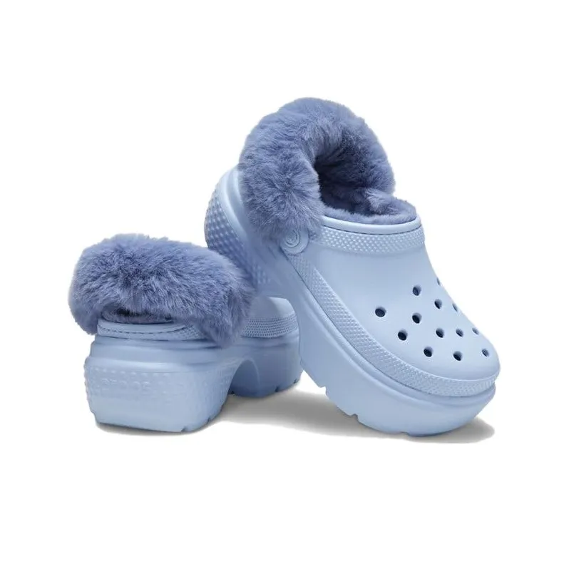 Crocs Stomp Lined Clog 'Calcite Blue' Gs-3
