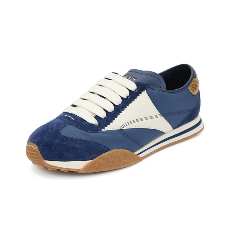 BALLY Sonney Panelled Suede Sneakers-1
