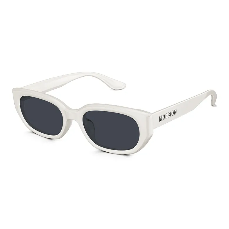 MOLSION Plate Frame Irregular Shape Sunglasses Unisex Tea Brown Lens-6