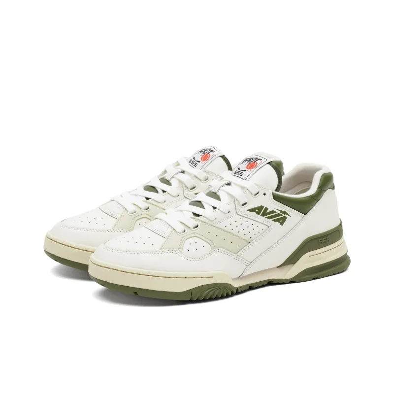 AVIA 855 Series Low Top Vintage Basketball Shoes Men's Olive Green-2