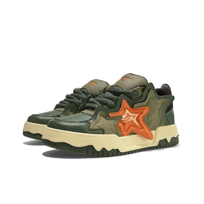TCELLARS Cushioning Abrasion Resistant Lightweight Height Increasing Mat Low Top Skateboard Shoes Unisex-9