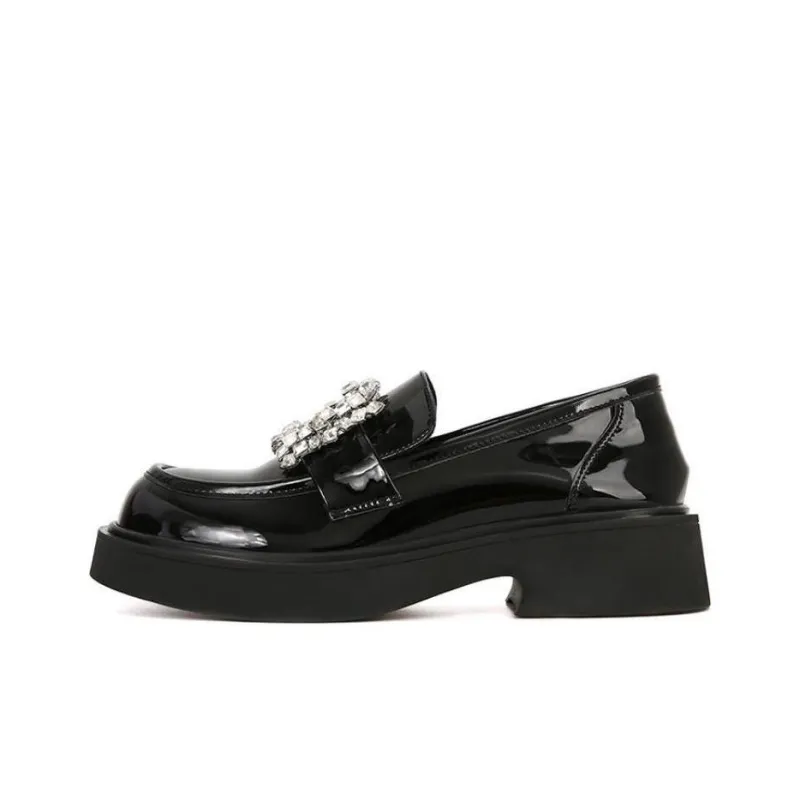 CHRISTINE SHEII Siu Siu Loafers 4cm Women's Black-0