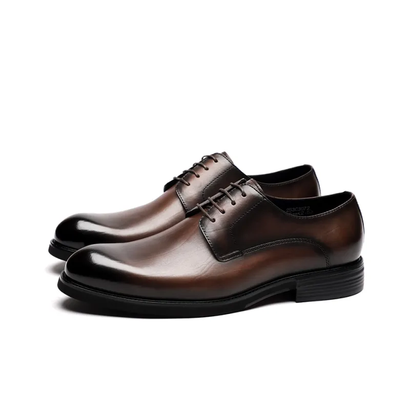 CHARRIOL Dress Shoes Men Low-Top Coffee-2