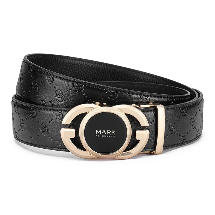 FAIRWHALE Cow Leather Belts Men's Width 3.5CM-5