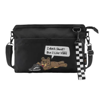 Vans × RUN Collaboration Polyester Shoulder Bag Crossbody Bag Regular Unisex Black