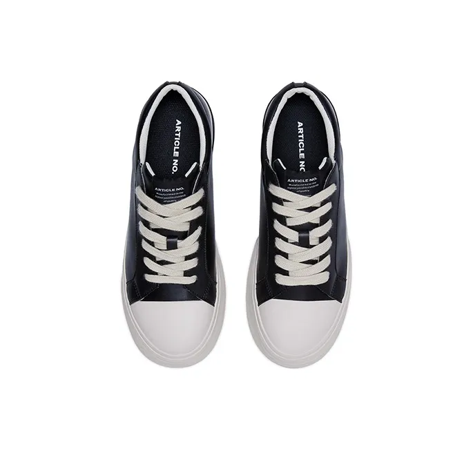 ARTICLE NO. Wear Resistant Low Top Skateboard Shoes Unisex Black-3