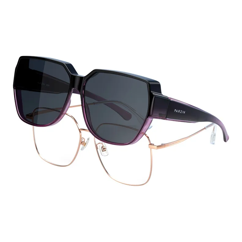PARZIN Square Sunglasses Unisex-14