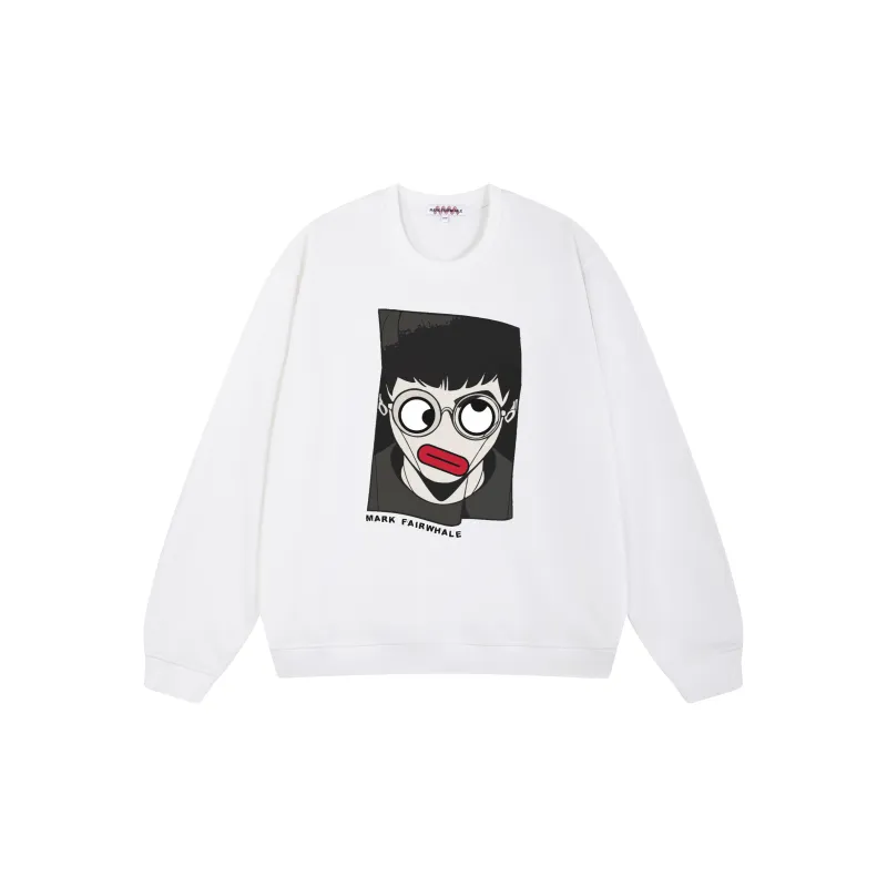 FAIRWHALE Loose Fit Pullover Drop Shoulder Crew Neck Sweatshirt Unisex-19