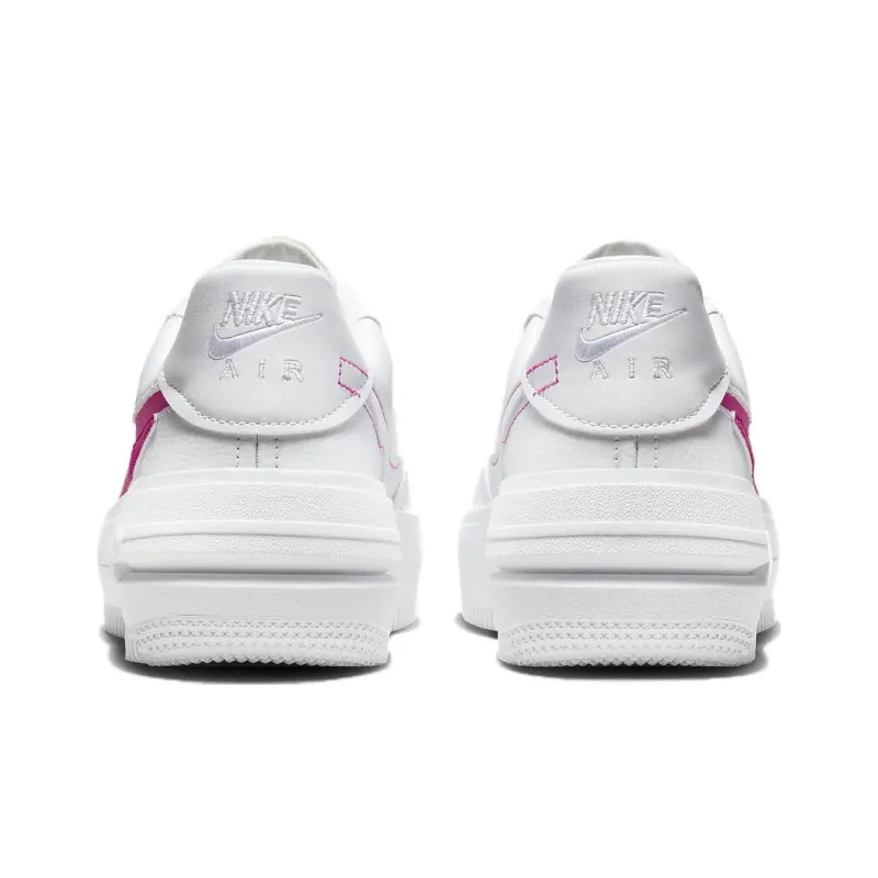 Nike Air Force 1 PLT.AF.ORM White Fireberry Women's-4