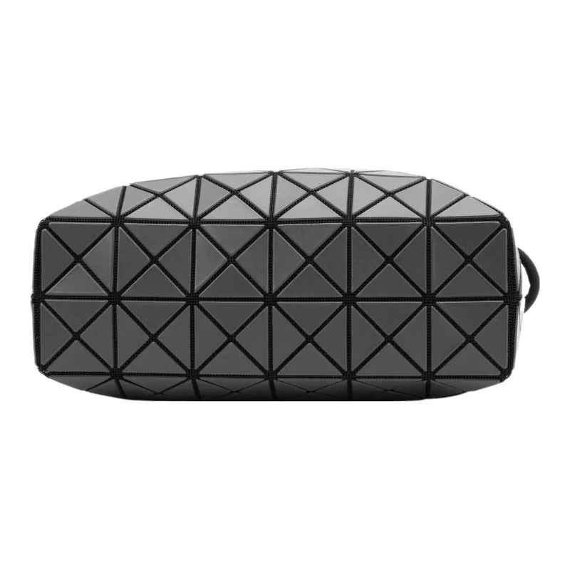 ISSEY MIYAKE LOOP MATTE Polyvinyl Chloride Resin Handbag Shoulder Bag Women's Gray-3