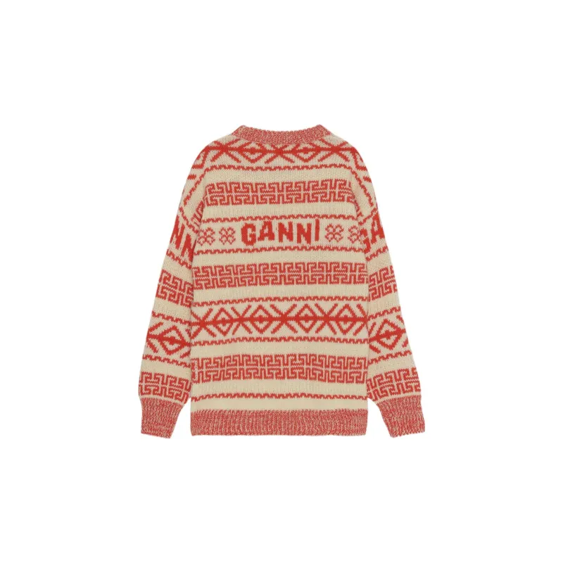 GANNI Sweaters Women's Honey Citrus Orange-1