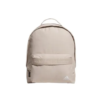 Adidas Recycled Polyester Material Backpack Regular Unisex Beige