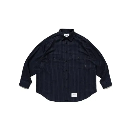 WTAPS Shirts Men Marine Blue